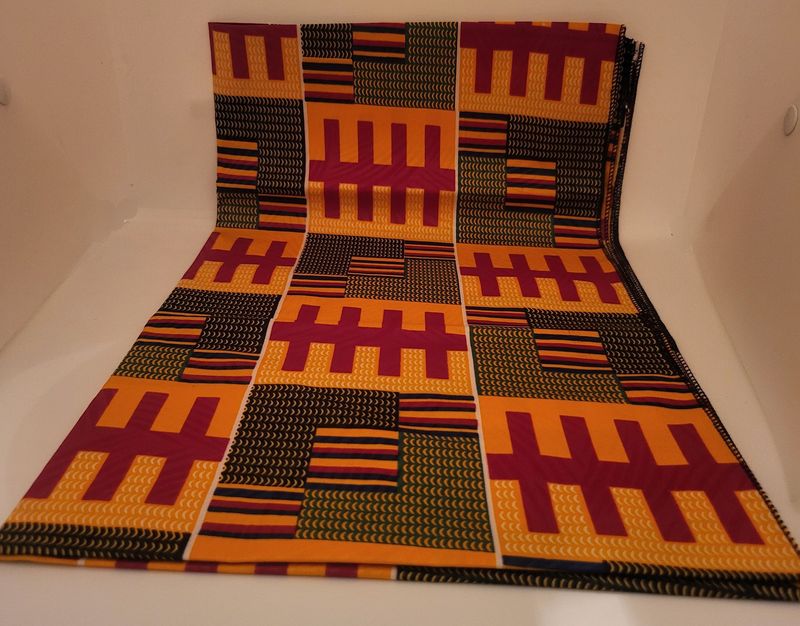 Kente Hashtag Wrap/Scarf