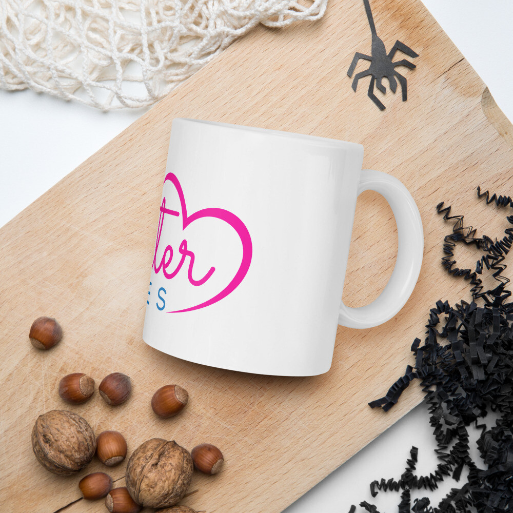White glossy mug, Size: 11oz