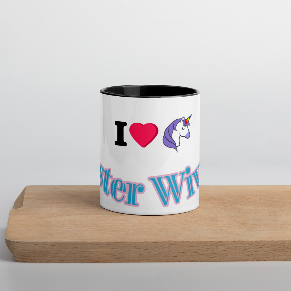 Mug with Color Inside, Color: Black