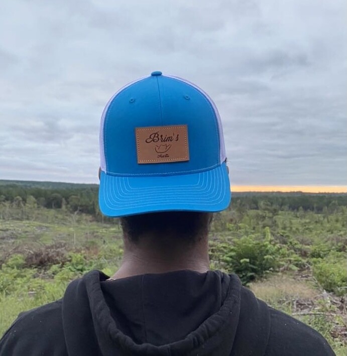 1st Edition Leather- Cyan /White