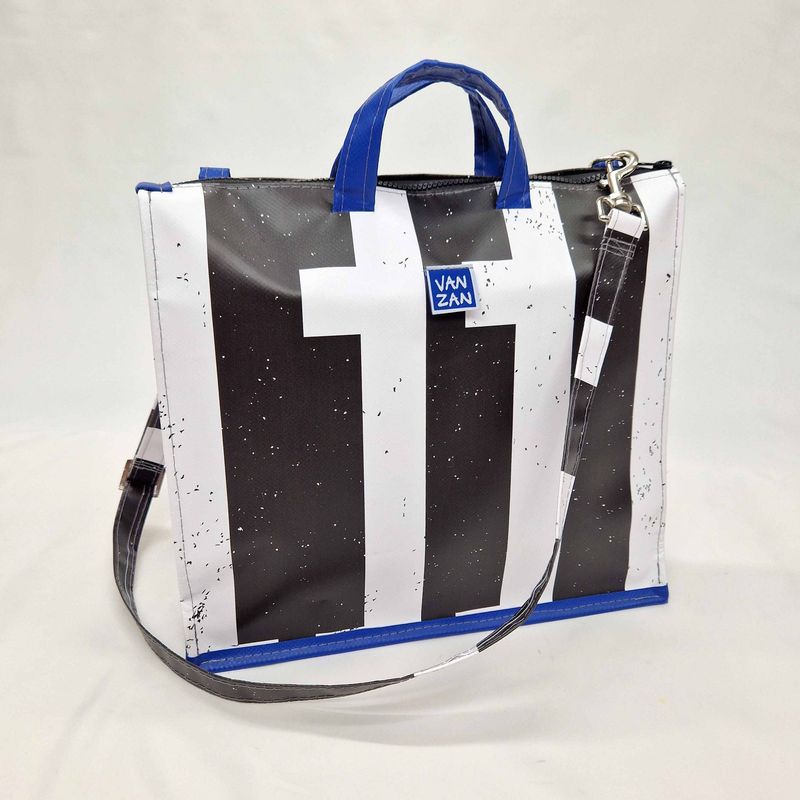 Cross-Tom z/w blauw EE