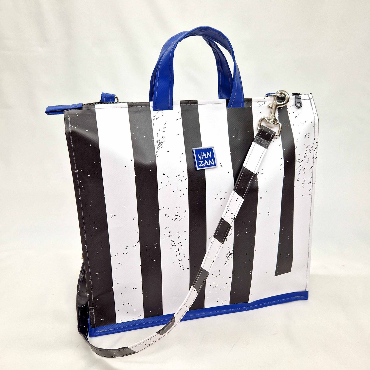 Cross-Tom z/w blauw recht