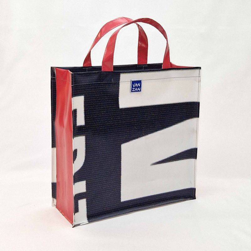 boodschappentas z/w rood