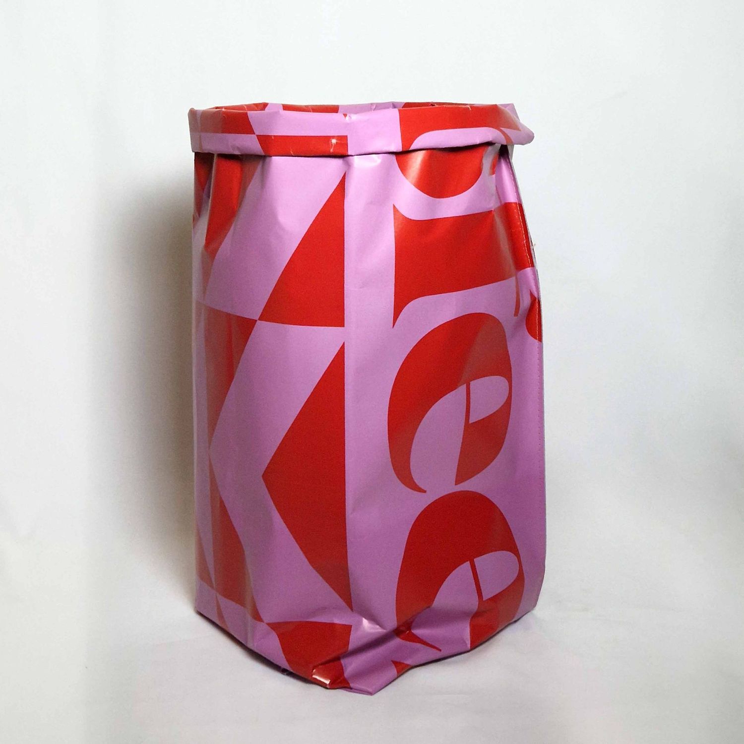 Paperbag roze rood