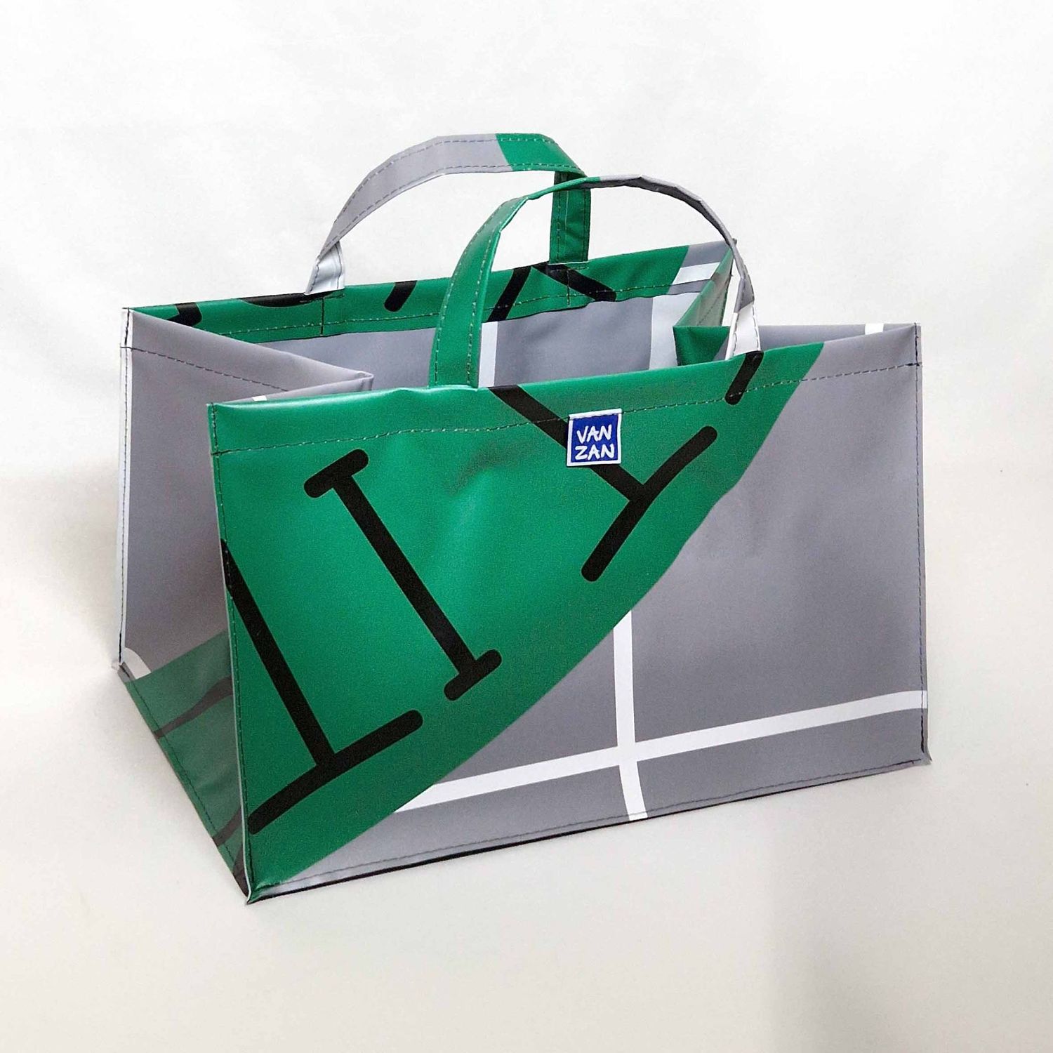 Vouwkrat groen grijs