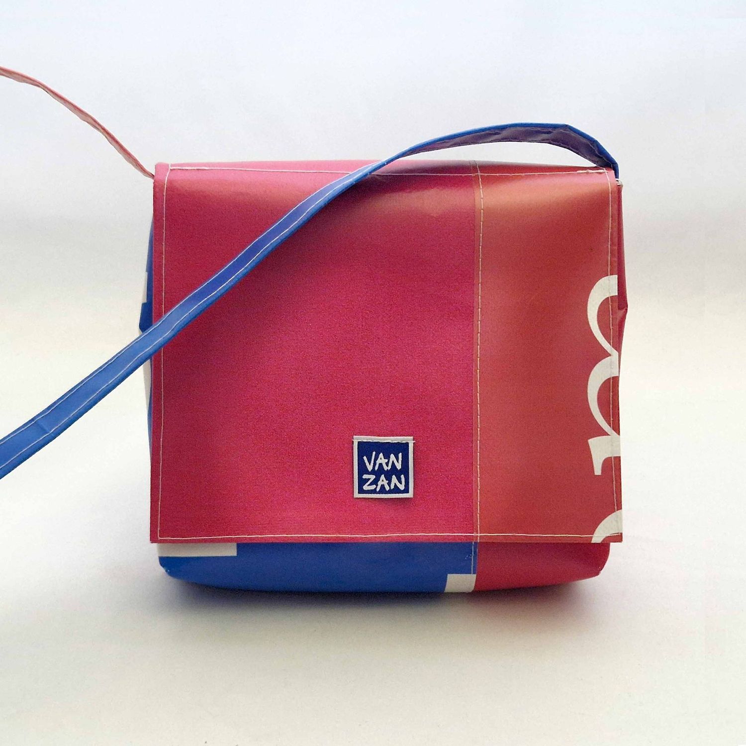 Flap  roze blauw