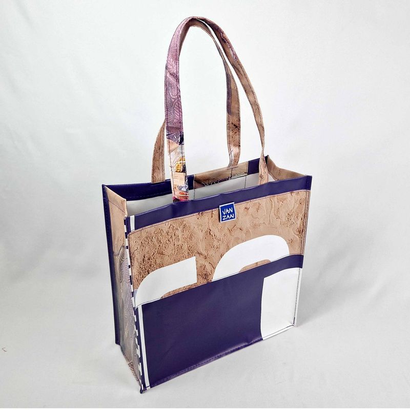 shopper zand paars