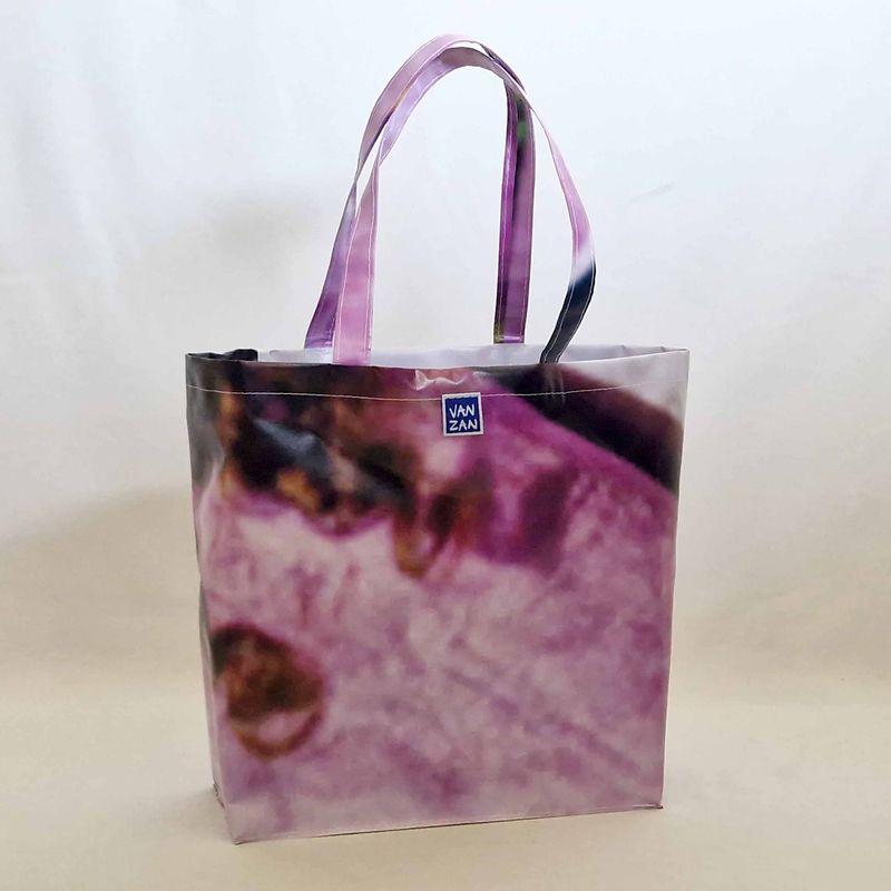 Shopper rond paars/roze Shopper rond paars/roze