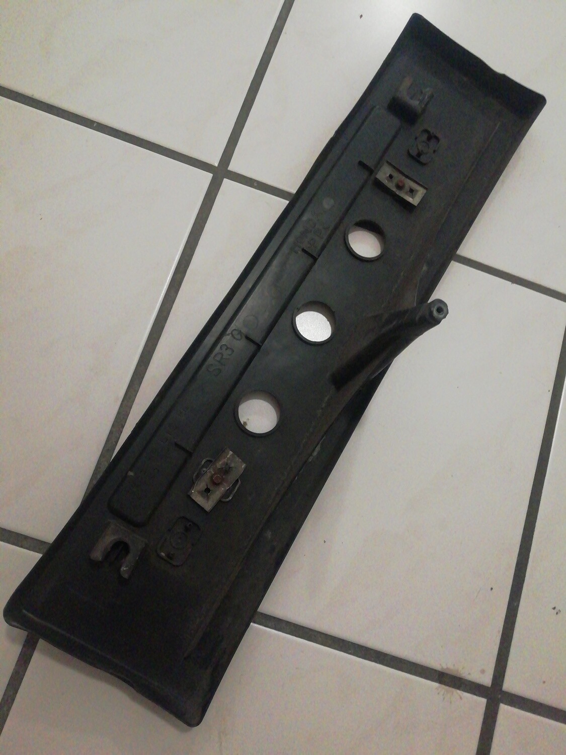 Nummernschildhalterung Halter Schild ED vorne Plastik x2