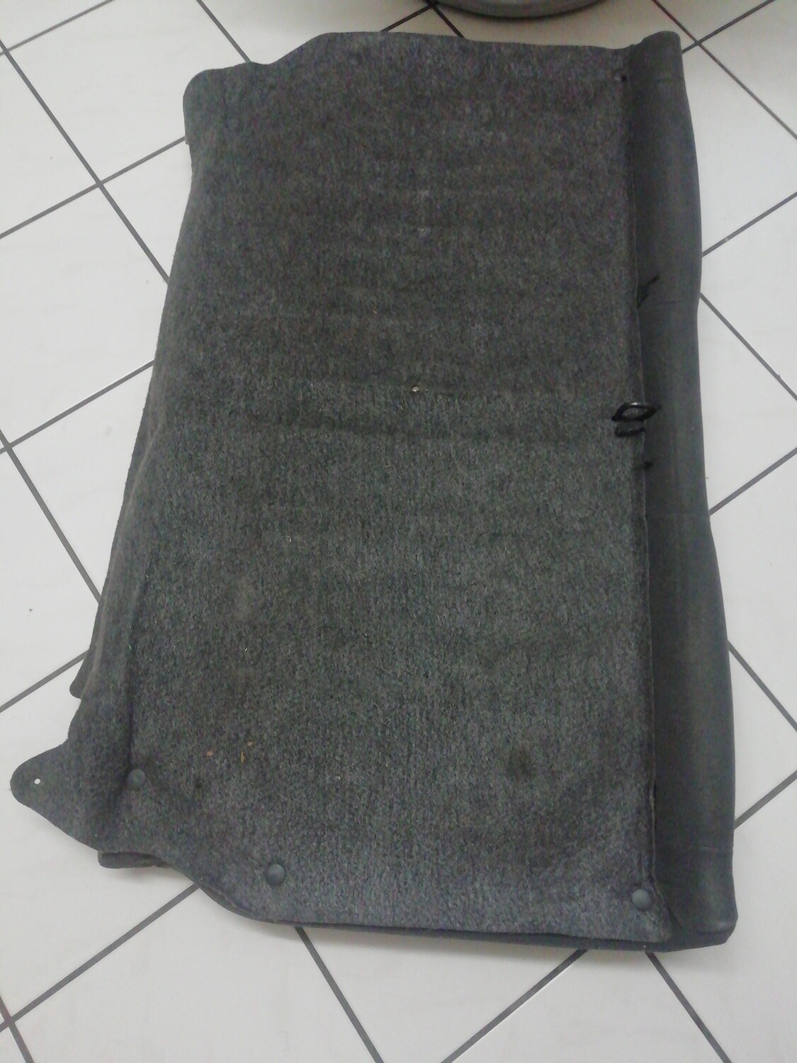 TEPPICH AN DER Rücken lehne Ej1 Ej2 Coupe hinten schwarz sauber. SZ