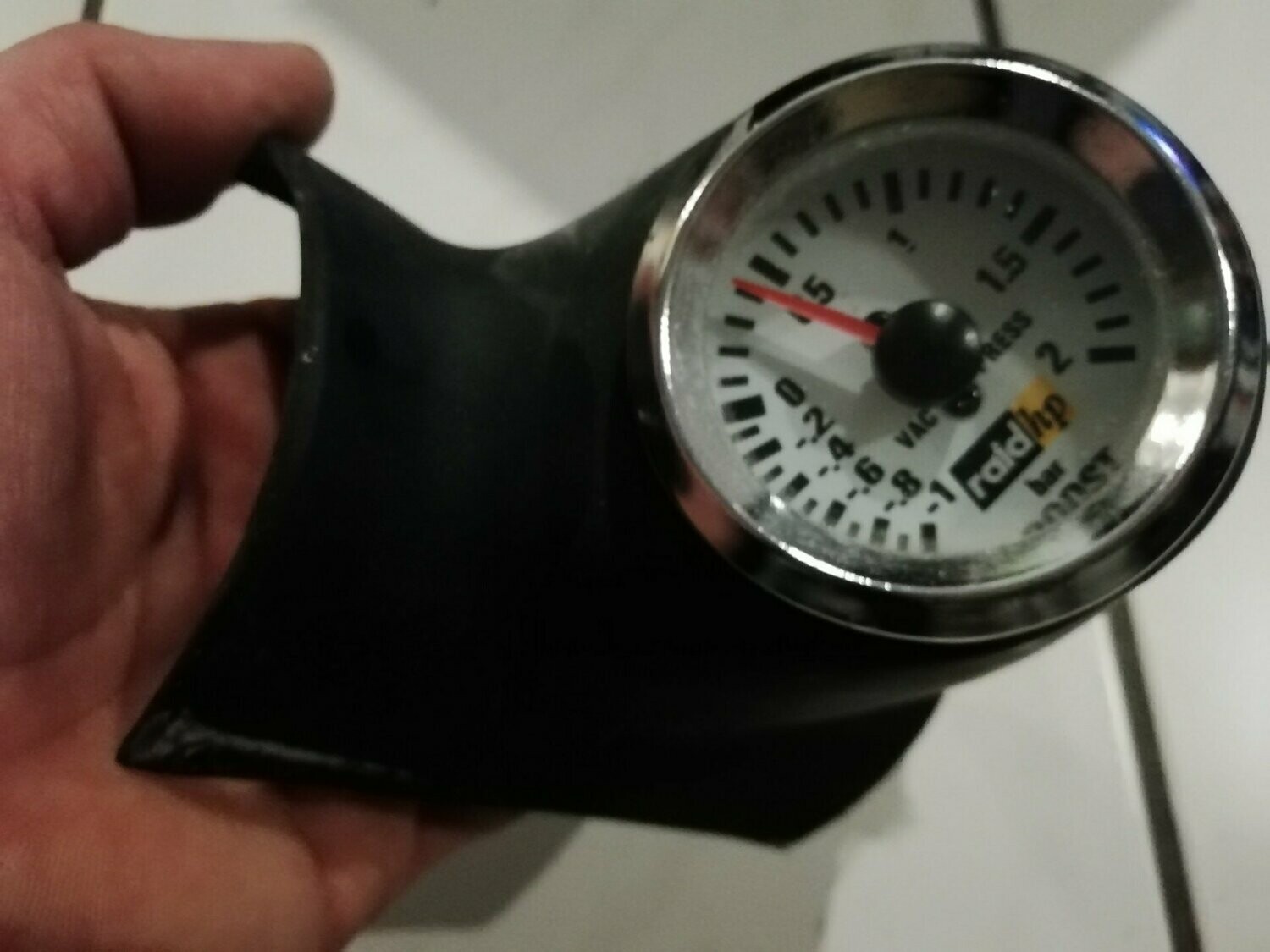 Ladedruck Bar Anzeige Turbo seitlich inl. Rahmen für A Säule Zusatzinstrumt x 22