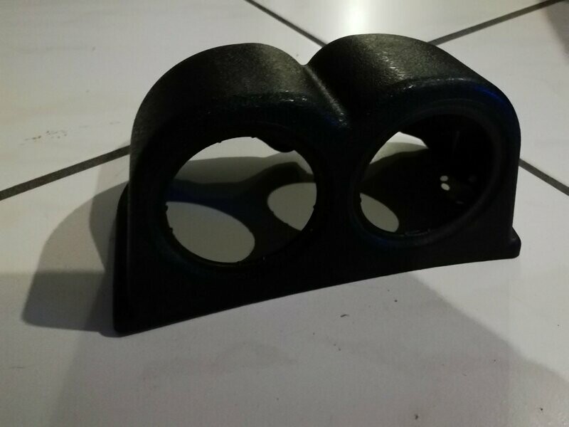 Instrumentenhalter 2 Fach Zusatzinstrument Kunstoff für Armaturenbrett