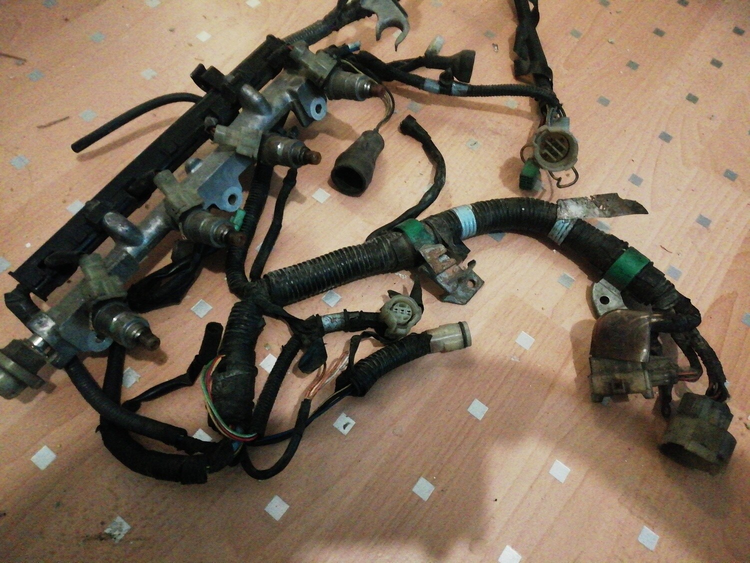 Kabelbaum Crx  ED7 Ed9 D16 4 Point inkl 4 Einspritzdüsen  von D16z5, FL A6