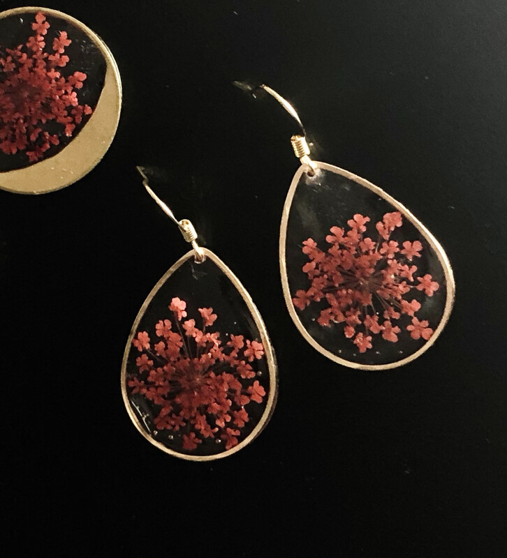 Gotas flor roja