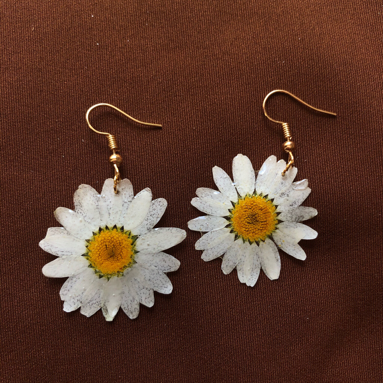 Pendientes Margaritas Blancas