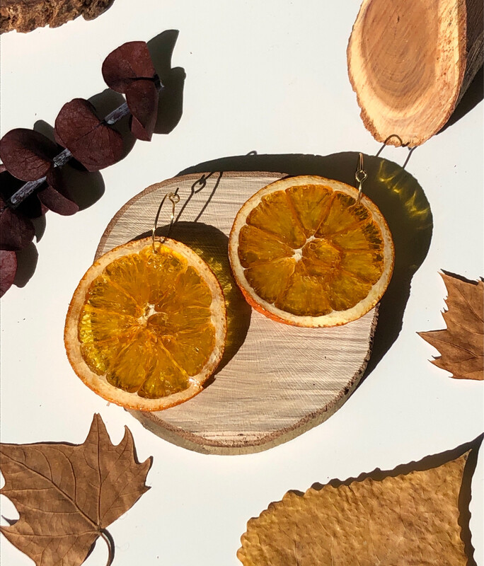 Aros rodajas de naranja
