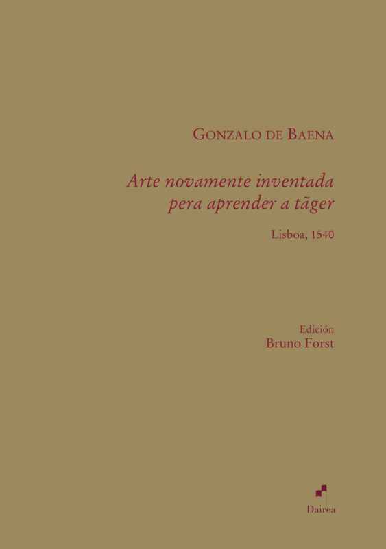 Arte novamente inventada pera aprender a tager (PDF)