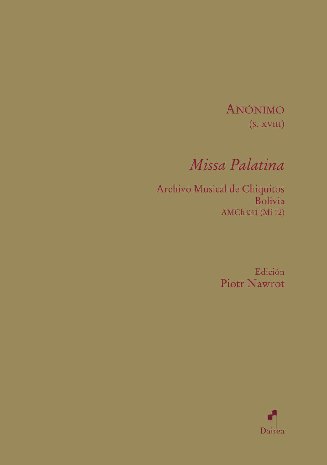 Missa Palatina Missa Palatina