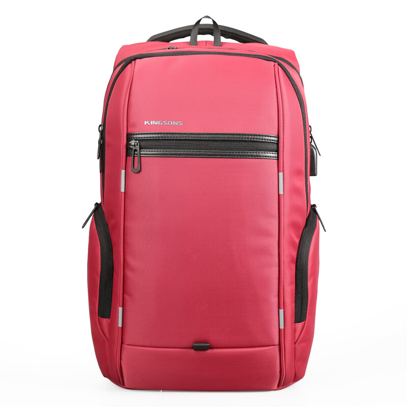 Executor&#39;s Style Laptop Backpack. KINGSONS. 15&quot;, Colors: Wine Red, Size: 15.6&quot;