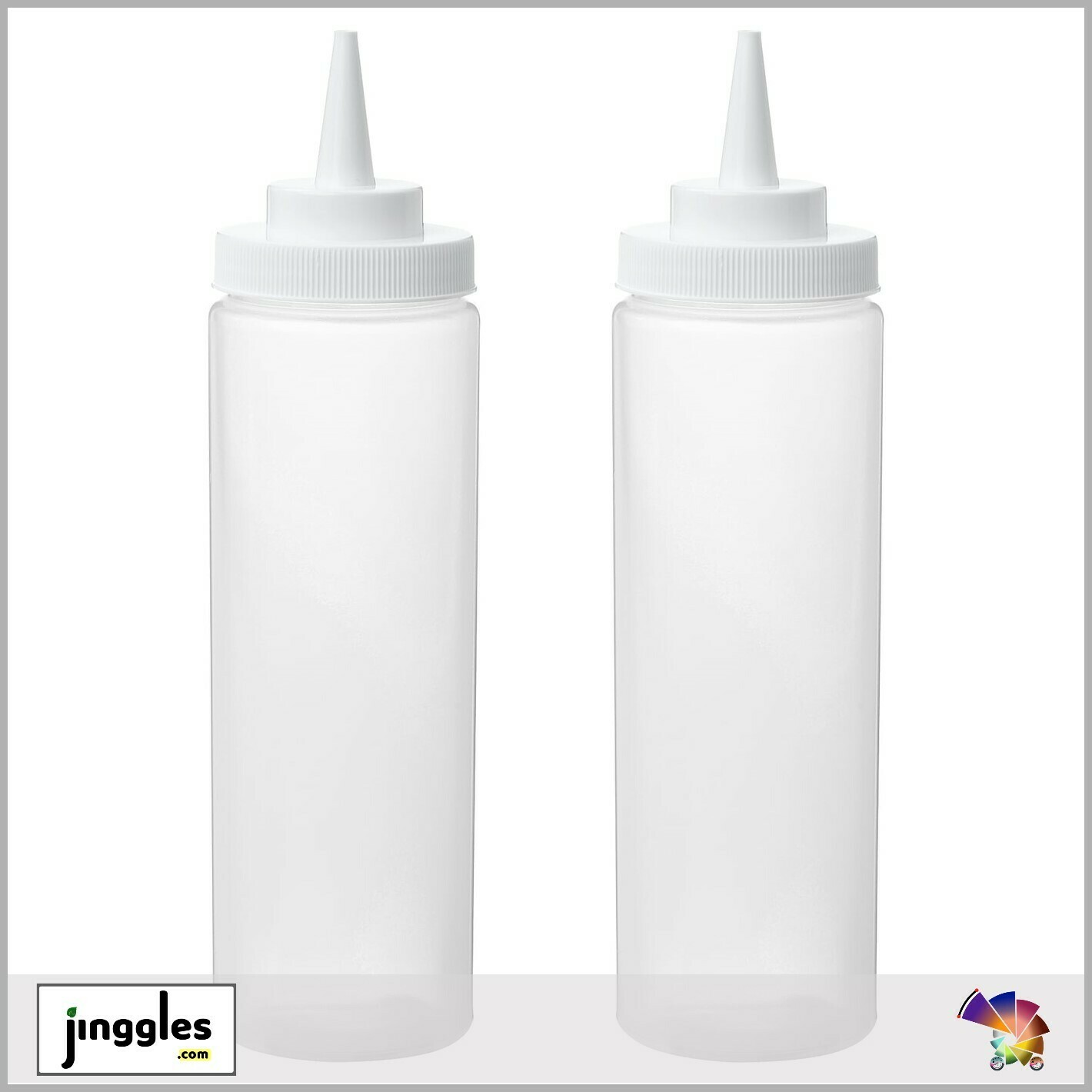 GRILLTIDER Squeeze Pump Bottle. 330 ml. 2xBottles/Pack