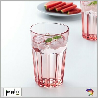POKAL Glass. Pink. 35 cl