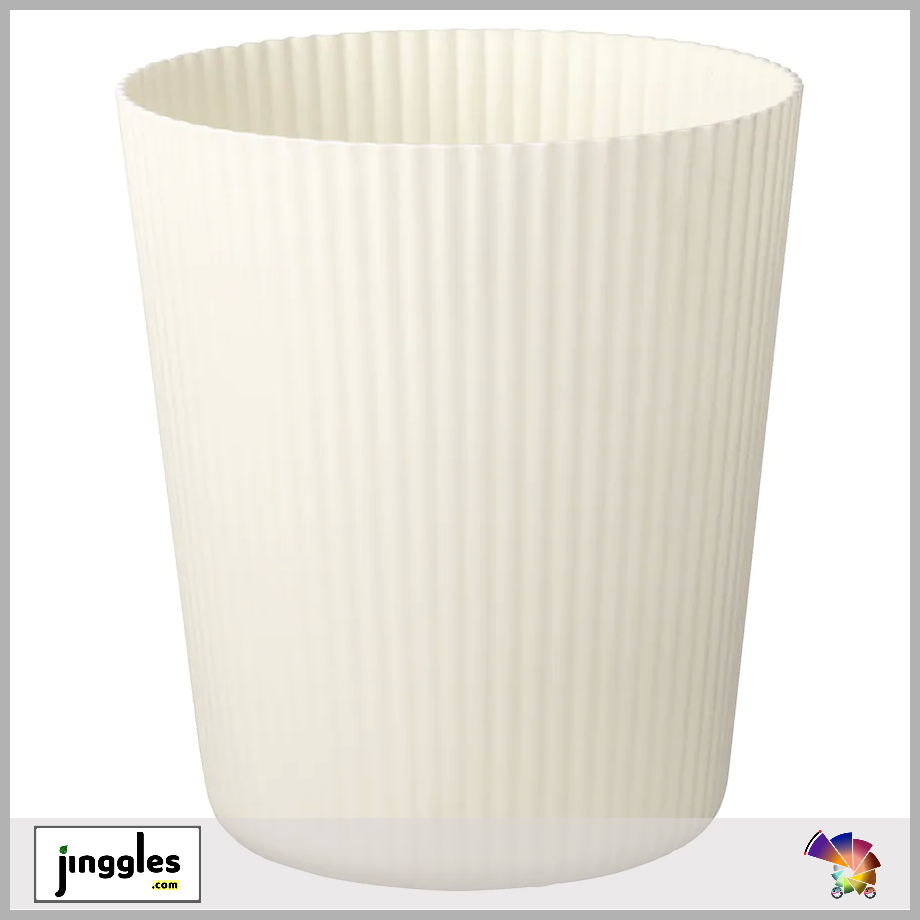 NEJKON Plant Pot. White. 12cm