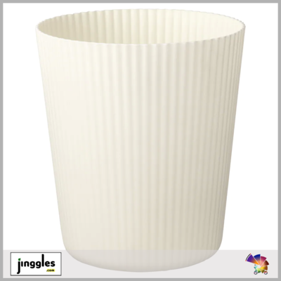 NEJKON Plant Pot. White. 12cm