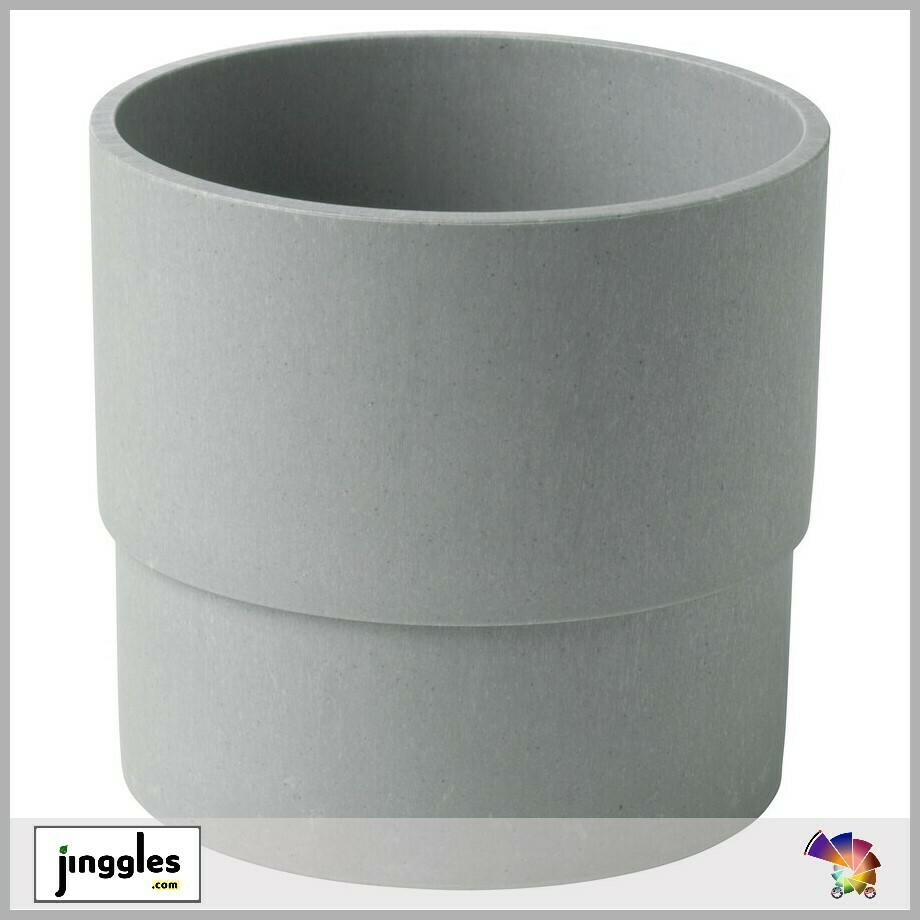 NYPON Plant Pot. In/Outdoor. Grey. 12cm