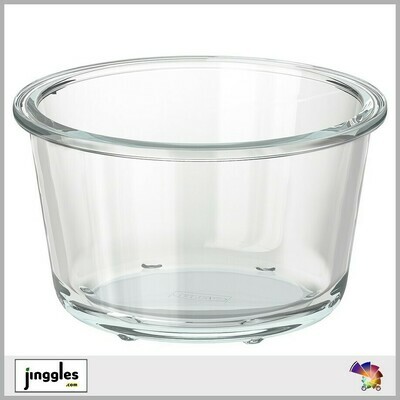 Food Container. Round. Glass. 600 ml