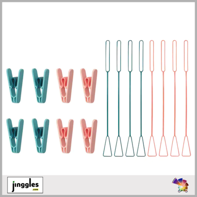 SLIBB Hanging Clothes Pegs. 8xPcs/Pack