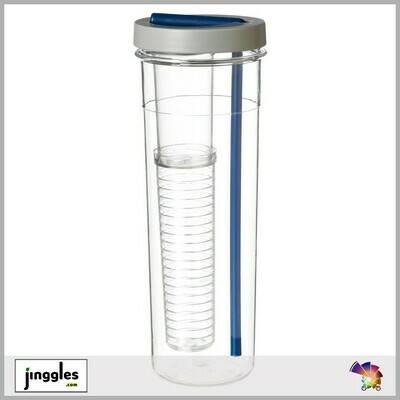 UPPLADDA Infusion Bottle with Straw. 700ml