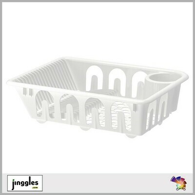 FLUNDRA Dish Drainer. White