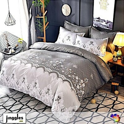 Luxury Bedding 3xPcs/Set for Double Bed. Nordic Fusion Design