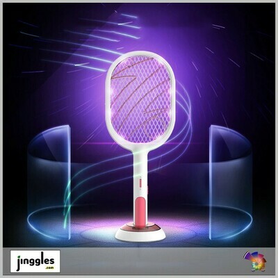 Rechargeable Mosquito Swatter. 1200mA. Black