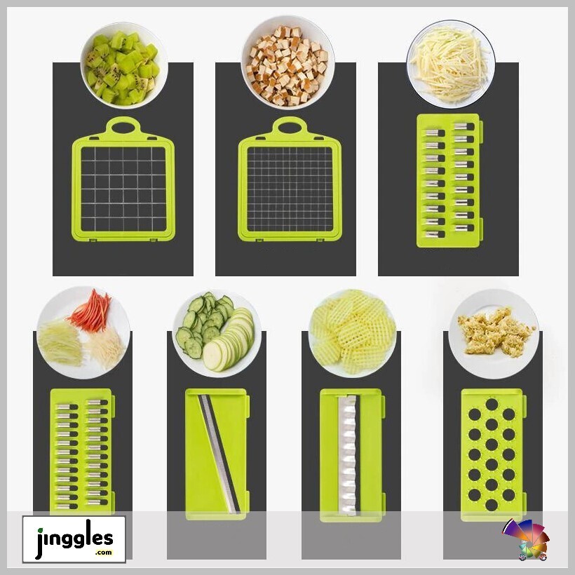 Multifunction 8 In 1 Vegetable Fruit Cutter.