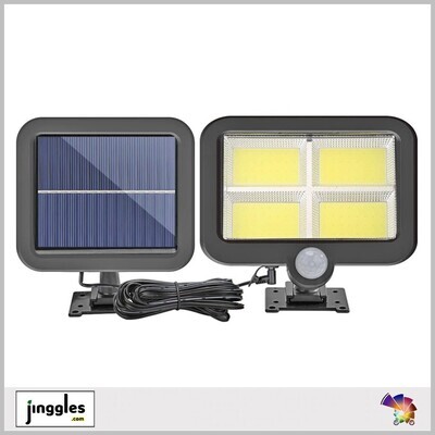 Solar Split Type Flash Light Lamp. 128LED.