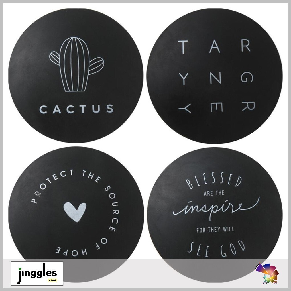Door Handle Stopper Bumpers. 4pcs/Set, Color: Black