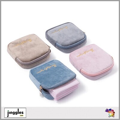 Girls Pouch for Essentials. Baby Brown Color