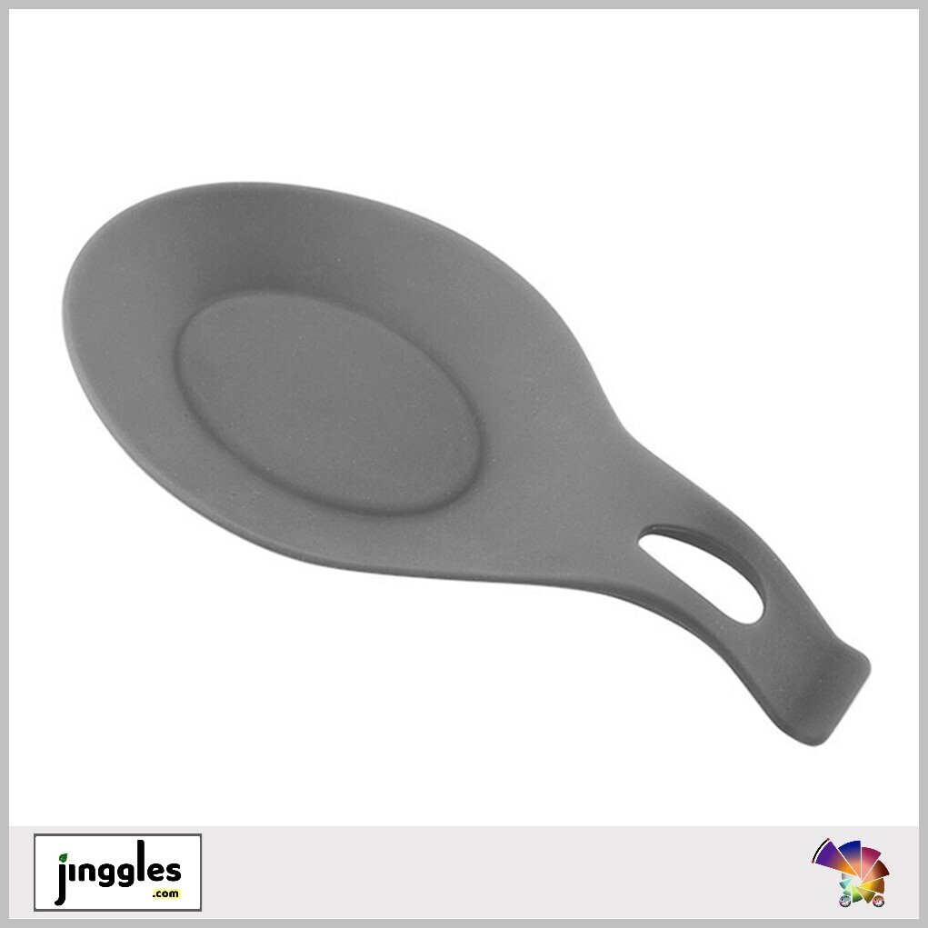 Spoon Rest Heat Resistant Pad. Grey