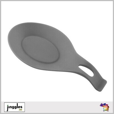 Spoon Rest Heat Resistant Pad. Grey