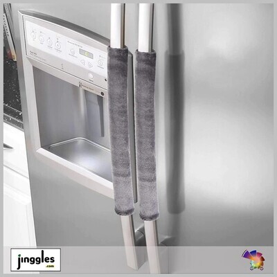Non-Slip Handle Cover for Refrigerator and Oven. Gray