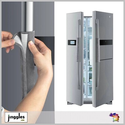 Non-Slip Handle Cover for Refrigerator and Oven. Gray
