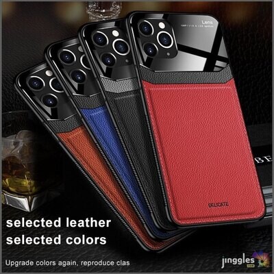 Slim Premium Leather Card Slots, Shockproof iPhone Case M3