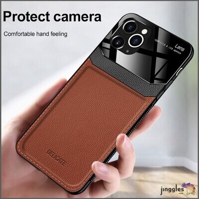 Slim Premium Leather Card Slots, Shockproof iPhone Case M3
