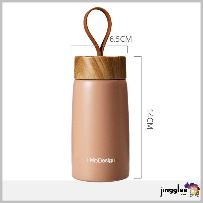 Stainless Steel Portable Vacuum Mug. 260ML, Colour: Pink