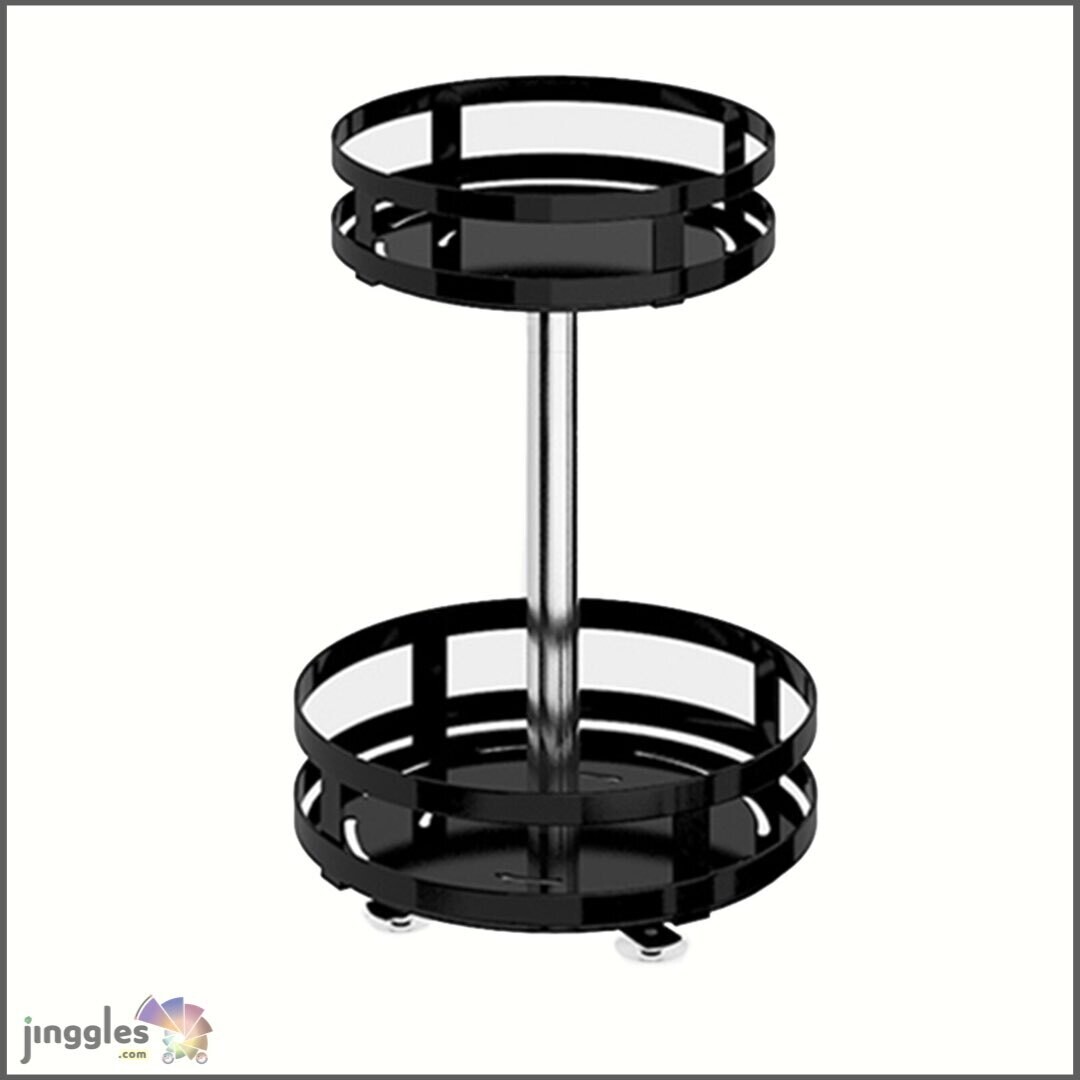 360° Rotatable Countertop Racks. 4xModels., No. Of. Layers: TWO Layers, Shapes of Rack: Round