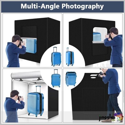 SPASH Light Photography Box 80cm Folding Softbox, Shooting Tent