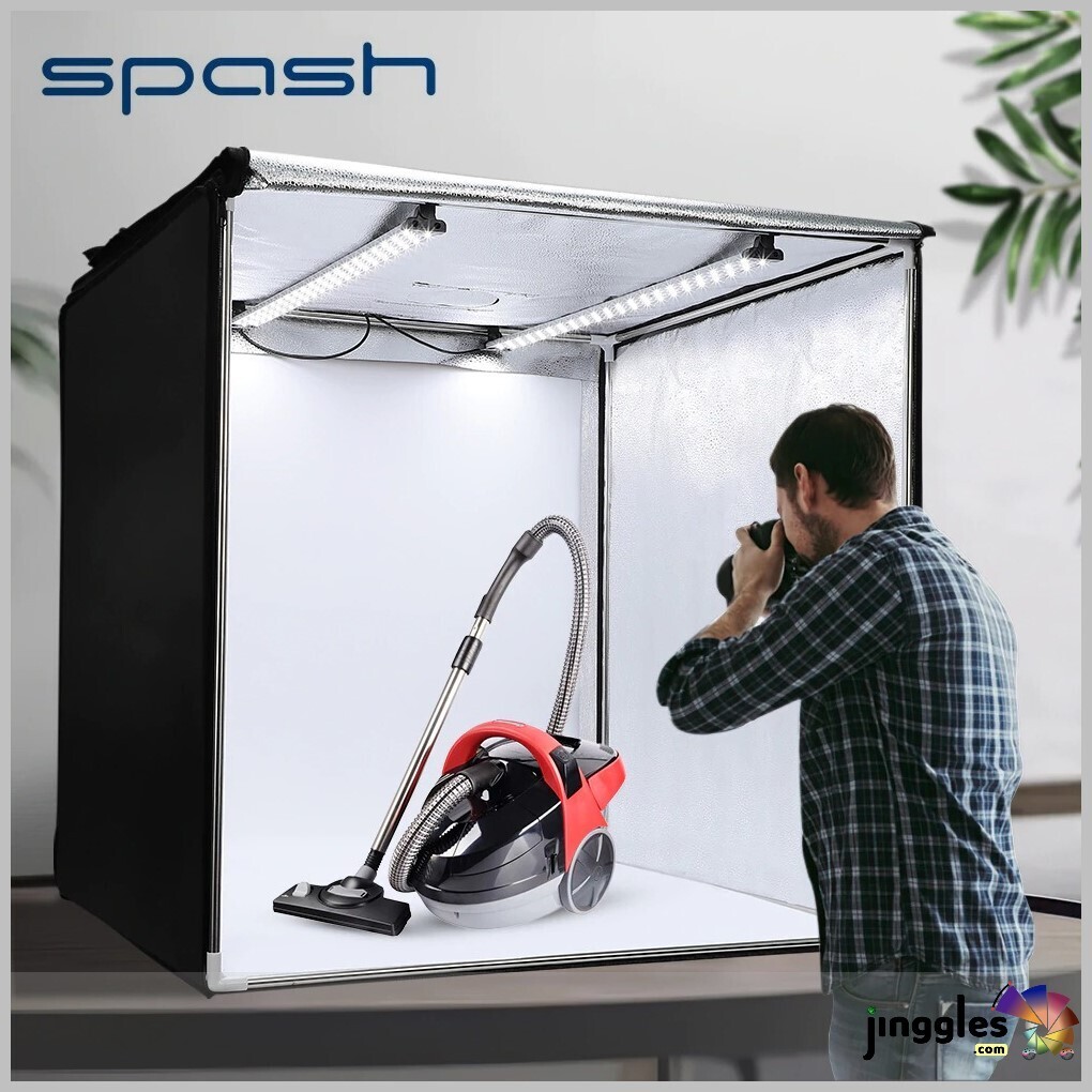 SPASH Light Photography Box 80cm Folding Softbox, Shooting Tent