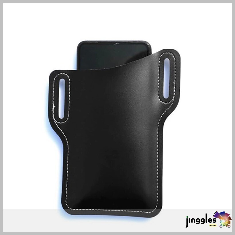 Loop Holster Phone Case for Waist Belt., Design &amp; Color: Black