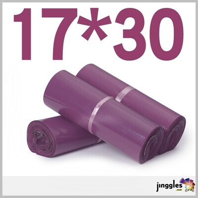 Purple Tote Bag  Plastic Poly Envelope (100pcs)